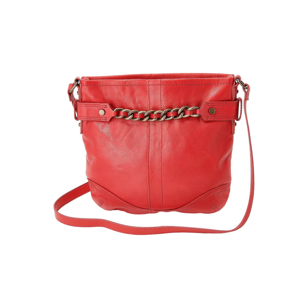 American Leather Co. Elton Crossbody Claret